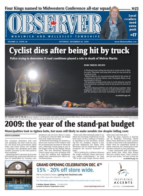 cyclist dies after being hit by truck - ObserverXtra