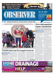 75,000 turn out for maple festival - ObserverXtra