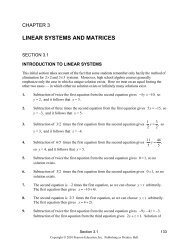 solutions to problems in chapter three