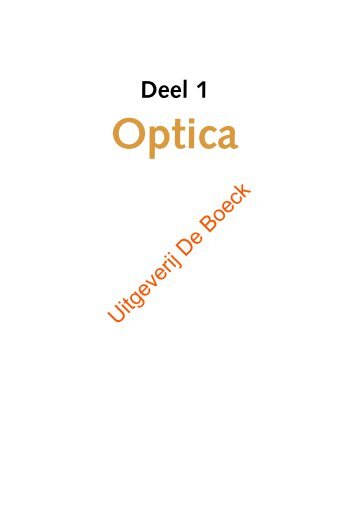 Optica - Uitgeverij De Boeck