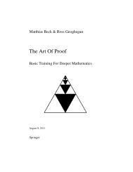 The Art Of Proof - Mathematics