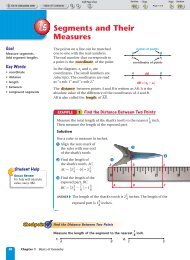 1.5 Segments and Their Measures