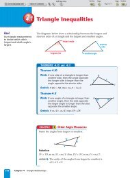 4.7 Triangle Inequalities