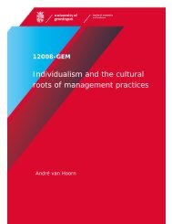 Individualism and the cultural roots of management practices