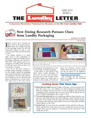 June 2010 Issue of The Lundby Letter - We Love Lundby Club