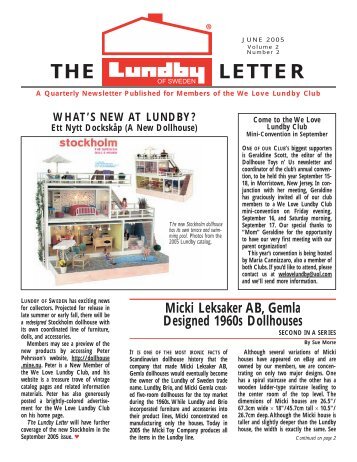 THE LETTER - We Love Lundby Club