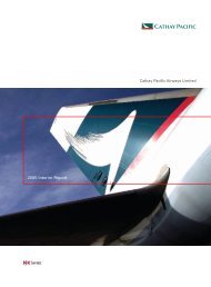 Interim Report - Cathay Pacific