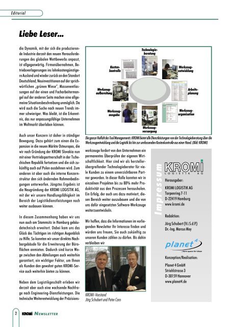 KROMI newsletter - Kromi Logistik AG