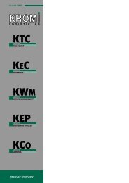 KTC KEC KWM KEP KCO - Kromi Logistik AG