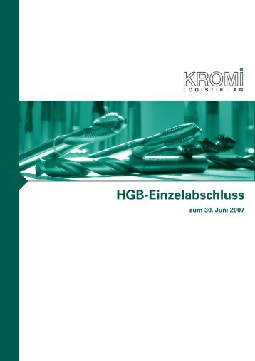 PDF, deutsch, 920KB - Kromi Logistik AG