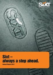 Annual Report 2012 - Sixt AG