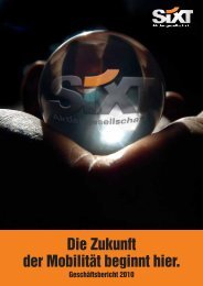 Geschäftsbericht 2010 - Sixt AG