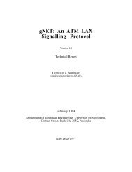 gNET: An ATM LAN Signalling Protocol - CAIA