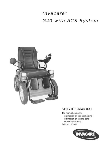 Invacare® G40 with ACS-System