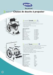 Invacare® Chaises de douche à propulser