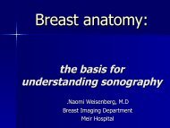 Breast anatomy: the basis for understanding sonography