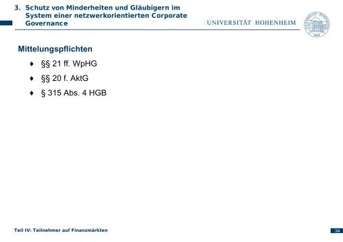 g - Lehrstuhl für Bankwirtschaft - Universität Hohenheim