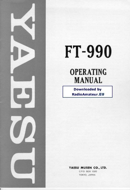 Yaesu FT-990 user manual