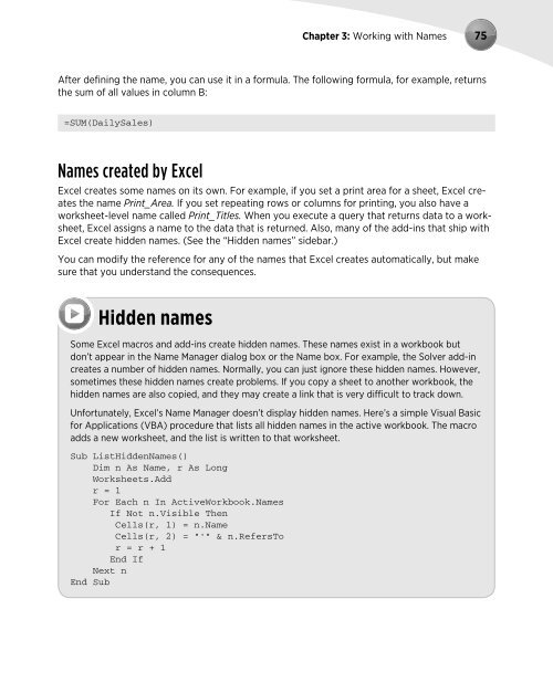 Excel's Formula - sisman