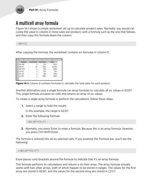 Excel's Formula - sisman