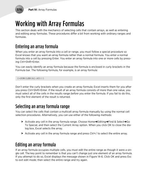 Excel's Formula - sisman