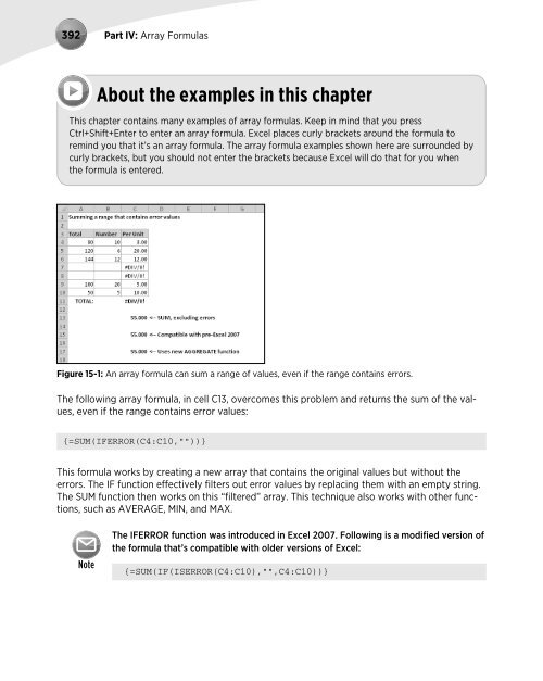 Excel's Formula - sisman