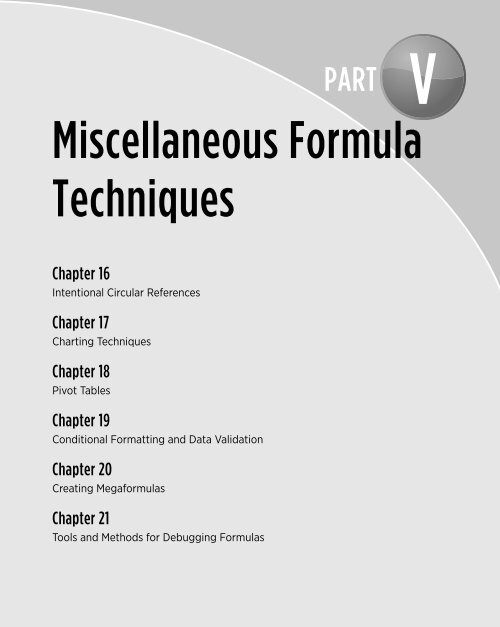 Excel's Formula - sisman