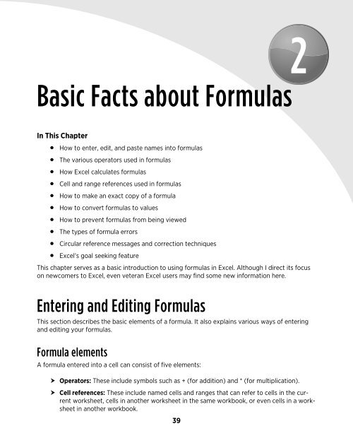 Excel's Formula - sisman