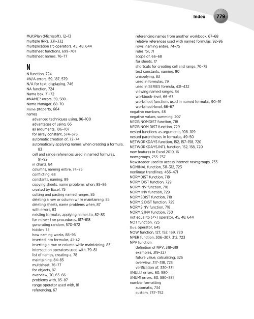 Excel's Formula - sisman