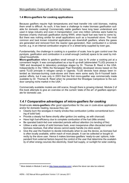 Micro-gasification: Cooking with gas from biomass - Amper