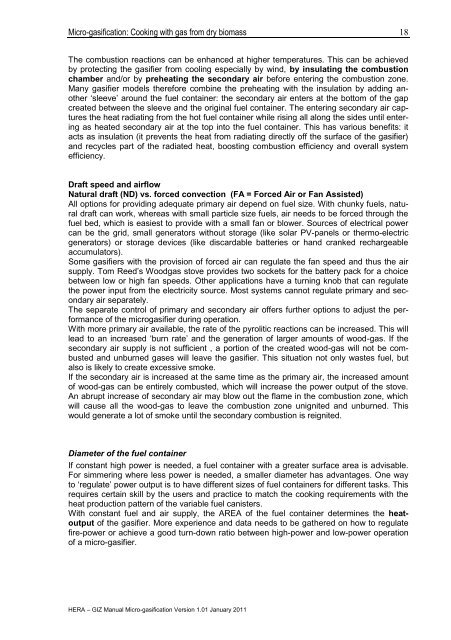 Micro-gasification: Cooking with gas from biomass - Amper