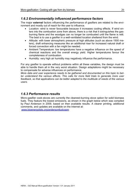 Micro-gasification: Cooking with gas from biomass - Amper