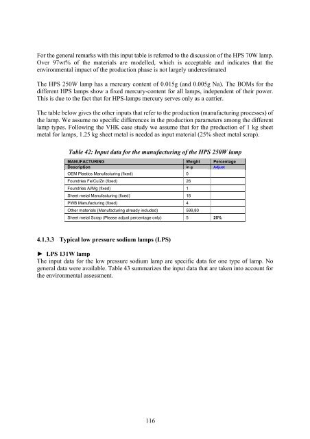 Final Report Lot 9: Public street lighting - Amper