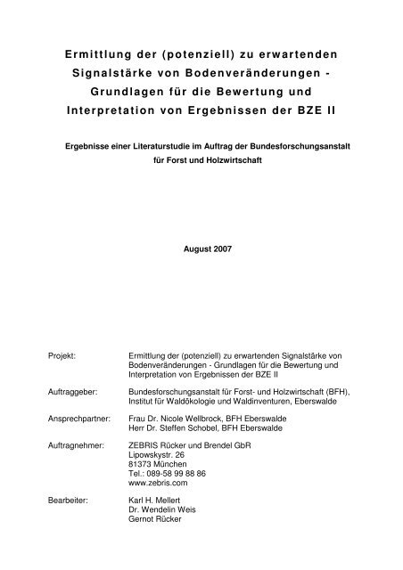 Ermittlung der (potenziell) zu erwartenden Signalstärke von ...