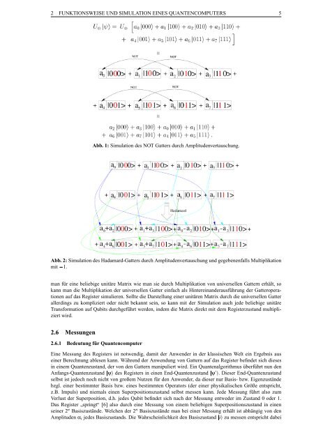 Quantencomputer – Simulation und experimentelle ... - JavaPsi