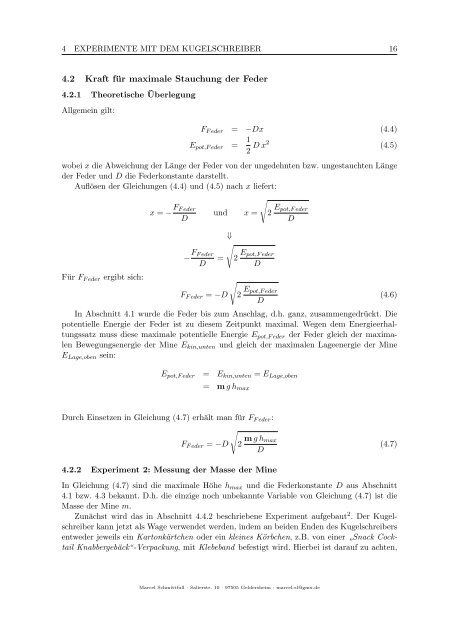 34. Internationale Physik-Olympiade 2003 Lösungen zur 2 ... - JavaPsi