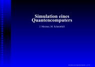 Simulation eines Quantencomputers - JavaPsi