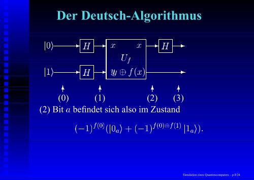 Simulation eines Quantencomputers - JavaPsi