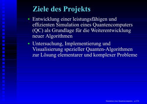 Simulation eines Quantencomputers - JavaPsi