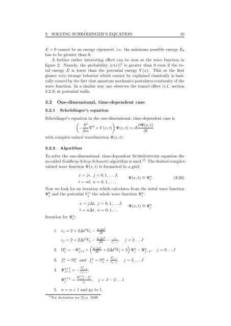 JavaPsi - Simulating and Visualizing Quantum Mechanics (english)