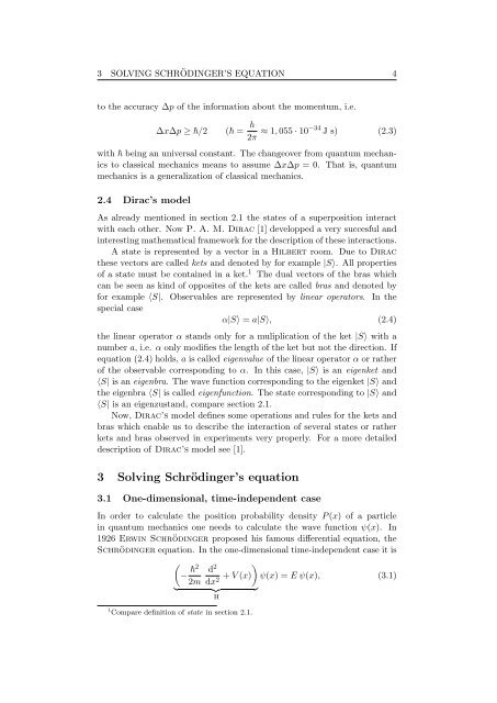 JavaPsi - Simulating and Visualizing Quantum Mechanics (english)