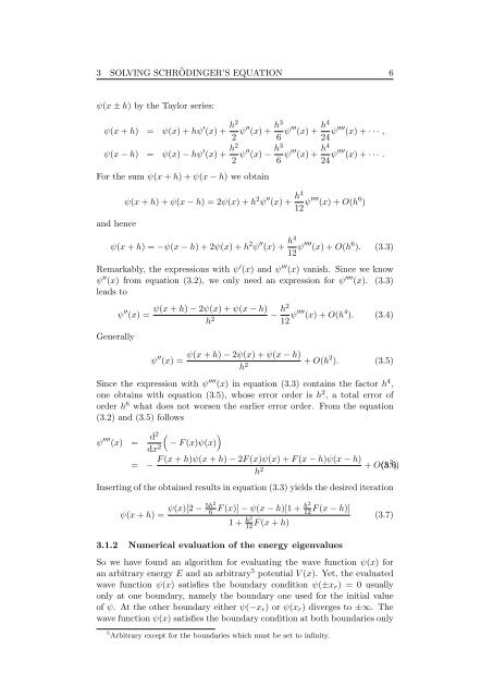 JavaPsi - Simulating and Visualizing Quantum Mechanics (english)