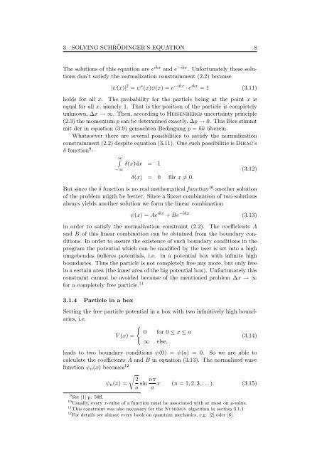 JavaPsi - Simulating and Visualizing Quantum Mechanics (english)
