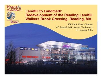 Landfill to Landmark - Solid Waste Association of North America