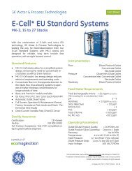 E-Cell EU Standard Systems - MK-3, 15 to 27 Stacks