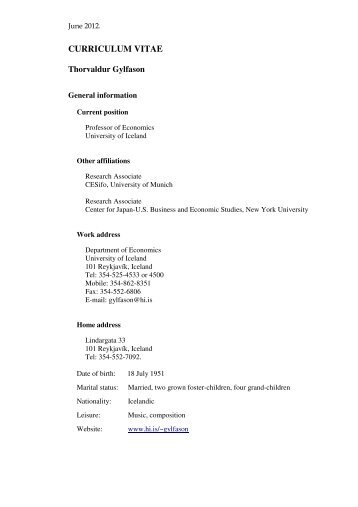 A long CV