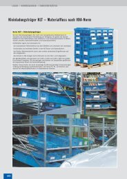 Kleinladungsträger KLT – Materialfluss nach VDA-Norm