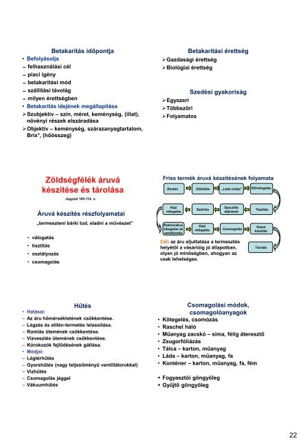 Zöldségtermesztés I - kert.szie.hu