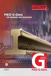 PIKO G-Gleis - myLargescale.com