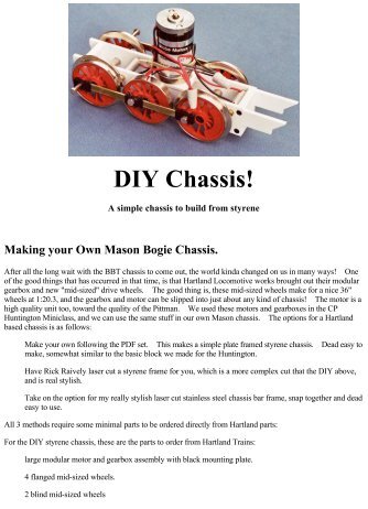 Building the DIY chassis